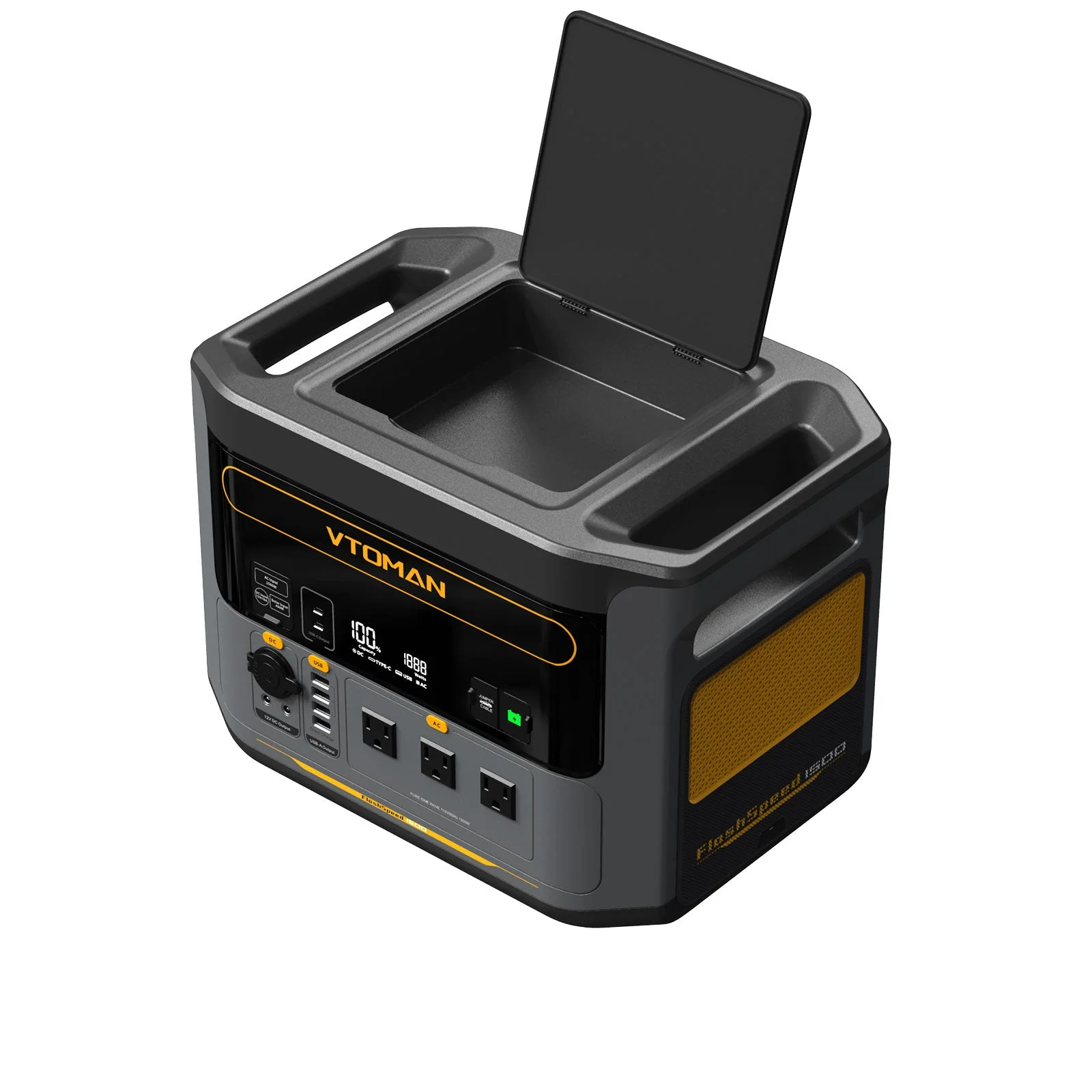 VTOMAN FlashSpeed 1500 with 400W Solar Panel - Image 4
