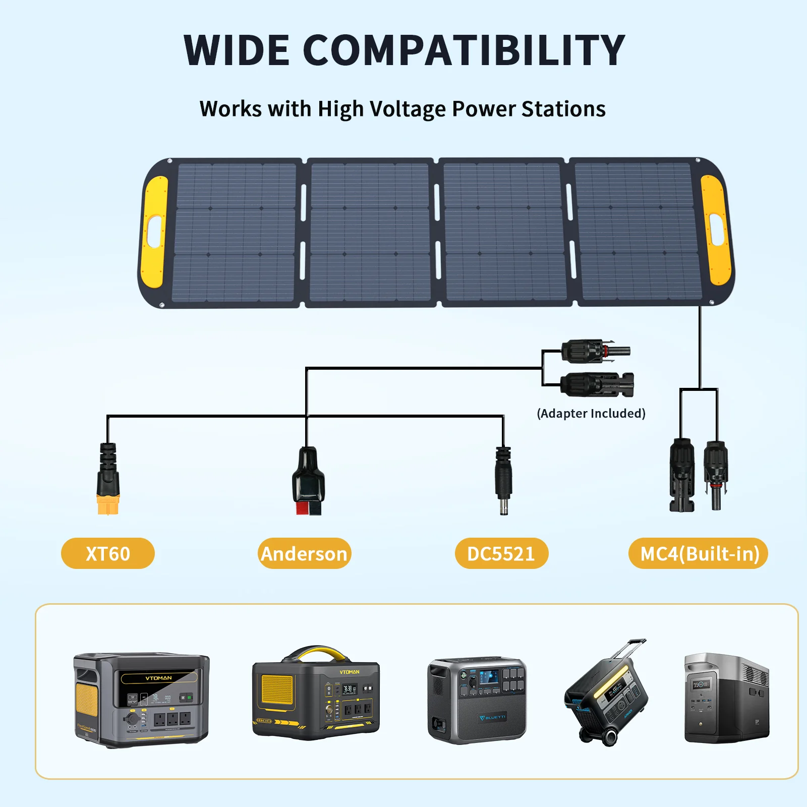 VTOMAN 200W Pro Portable Solar Panel - Image 8