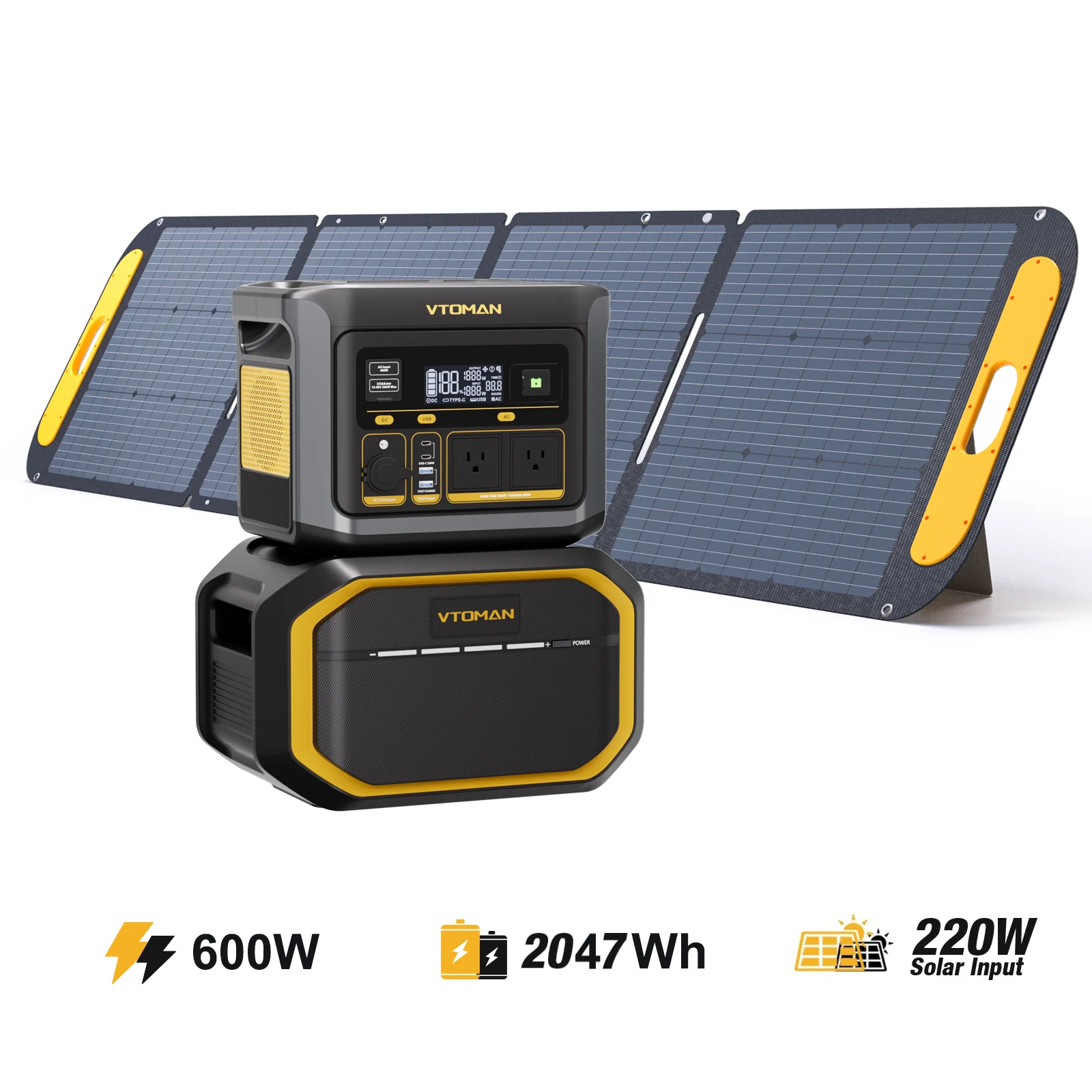 VTOMAN FlashSpeed 600 Portable Power Station - Image 10