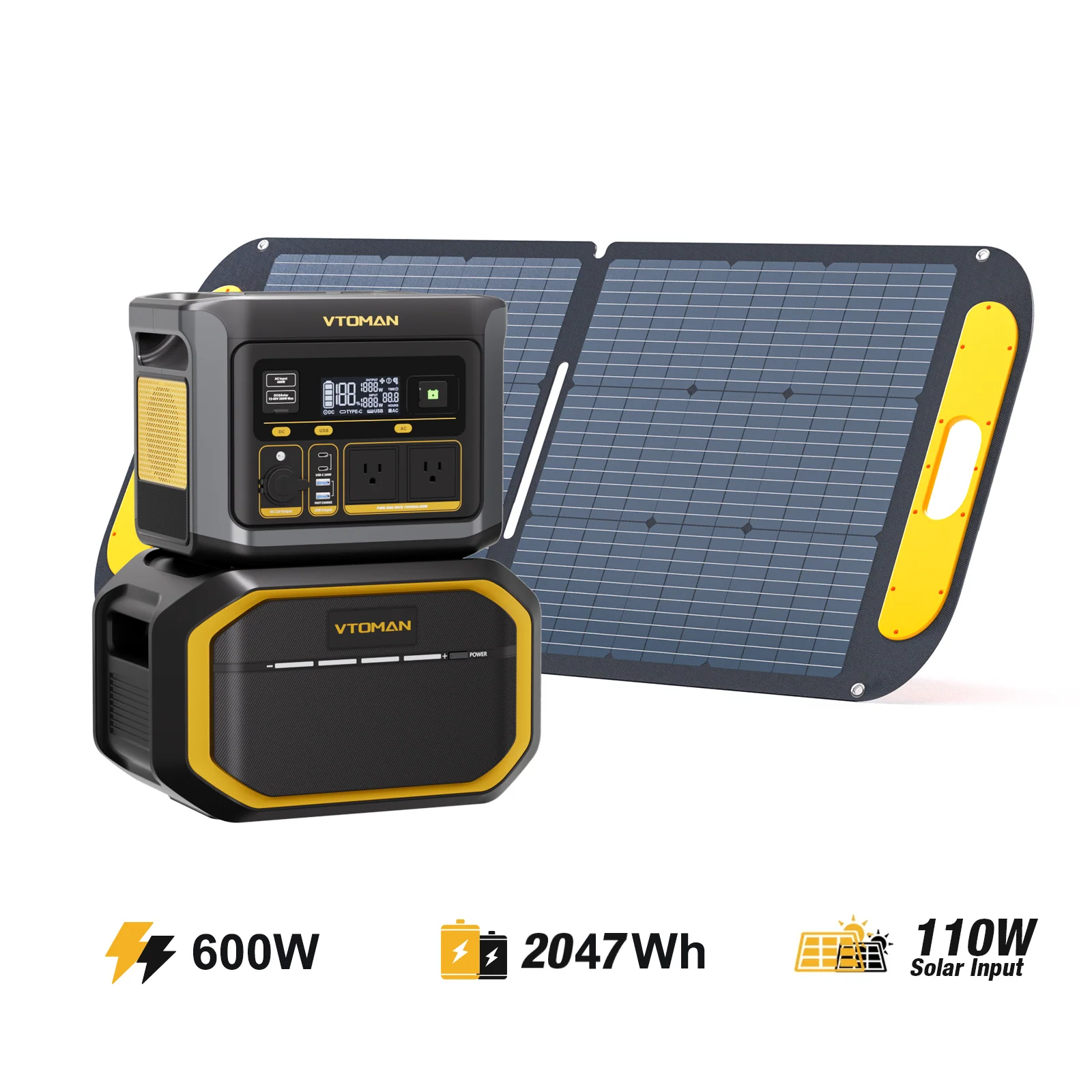 VTOMAN FlashSpeed 600 Portable Power Station - Image 6